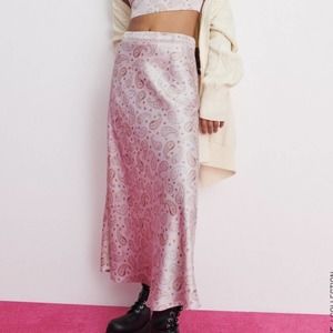 Zara Paisley Printed Midi Skirt NWT Size M